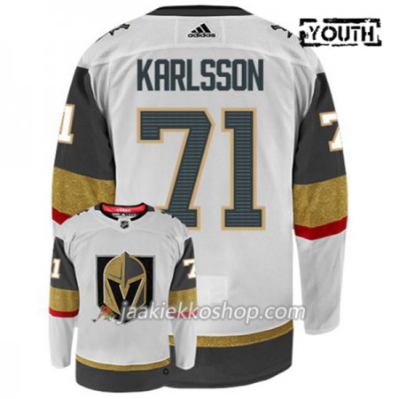 Lapsille NHL Vegas Golden Knights Pelipaita WILLIAM KARLSSON 71 Adidas Valkoinen Authentic